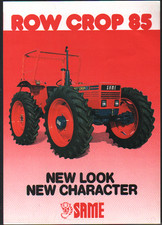 SAME "ROW CR0P 85" Tractor Brochure Leaflet