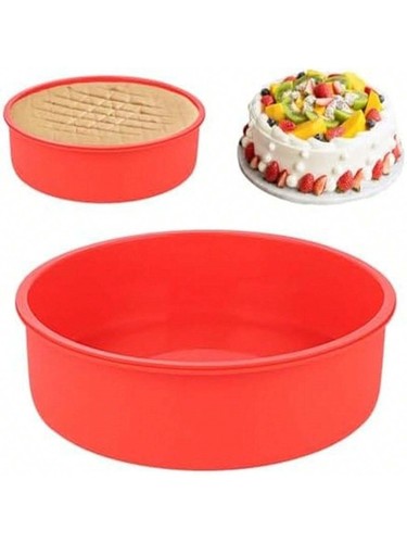 2pcs 20cm round silicone cake - silicone,