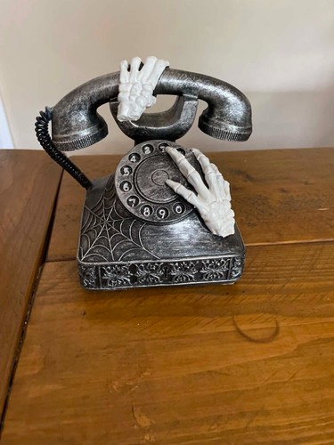 Halloween telephone and hands - telephone,