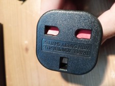 UK To EU Euro Europe European Travel Adaptor Plug 2 Pin Adapter. Free Ship UK