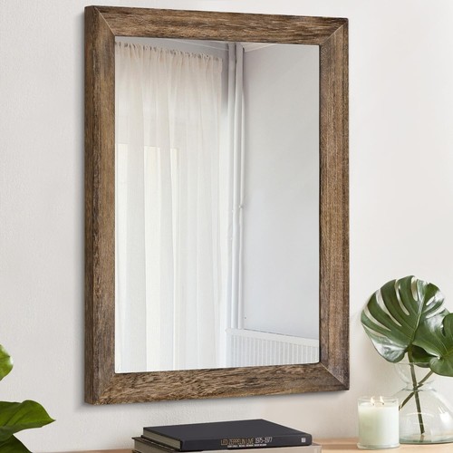 Aazzkang rustic wood mirror - aazzkang,