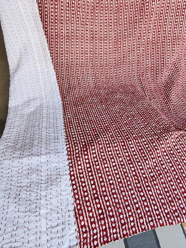 Indian handmade cotton kantha - handmade,