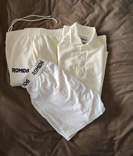 Romida boys white cricket - boys,