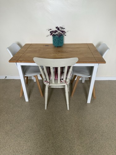 Dining table and chair - table,