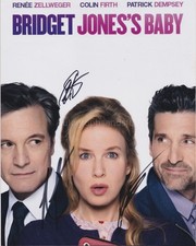 Renée Zellweger Colin Firth & Patrick Dempsey HAND SIGNED 8x10 Photo Autograph