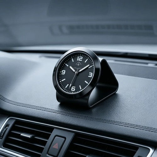 Car dashboard clock - dashboard,