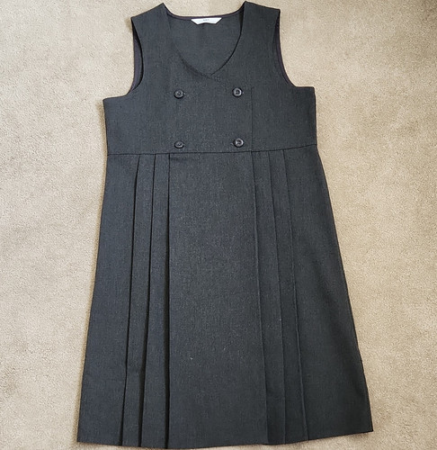 Girls grey pinafore - girls, school