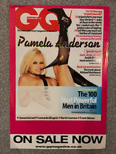 Original 2001 GQ Magazine billboard poster - Pamela Anderson