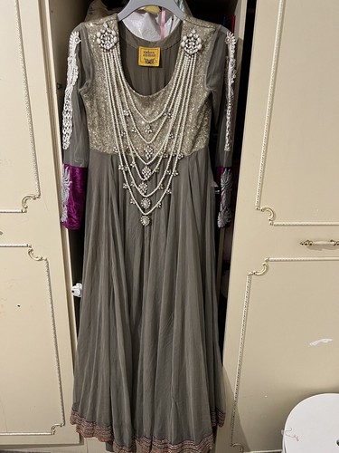 Indian dress maxi - , grey