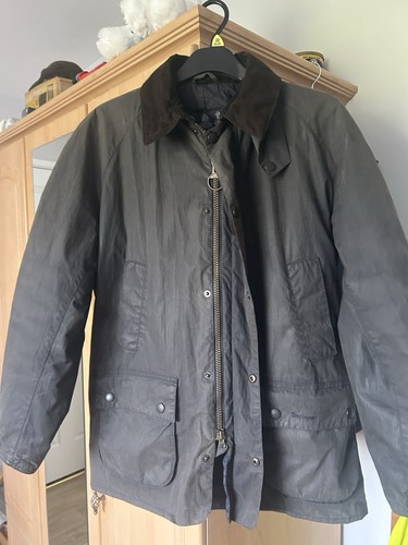 Barbour wax jacket - wax, large