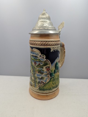 Vintage german beer stein mug - vintage,