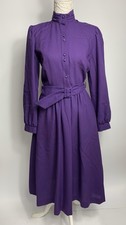 Vintage Pure New Wool Purple