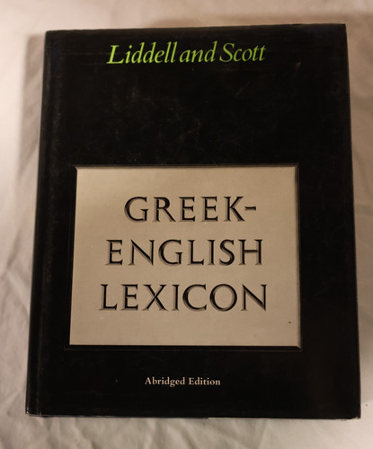 Greek english lexicon abridged - lexicon,