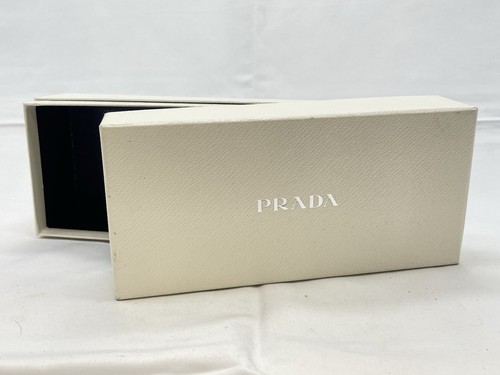 Empty white silver prada - empty,