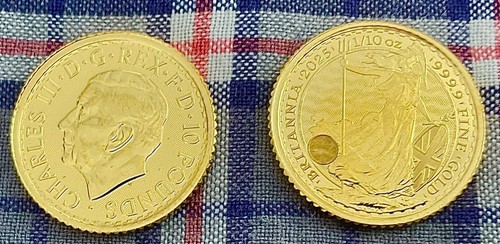 Gold britannia 999 - 1/10, oz