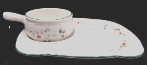 Pfaltzgraff winterberry snack - pfaltzgraff,