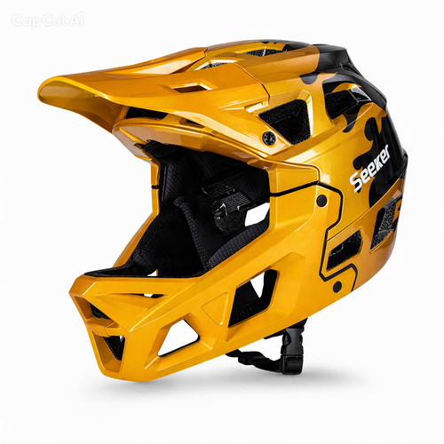 Full face cycling helmet - full,