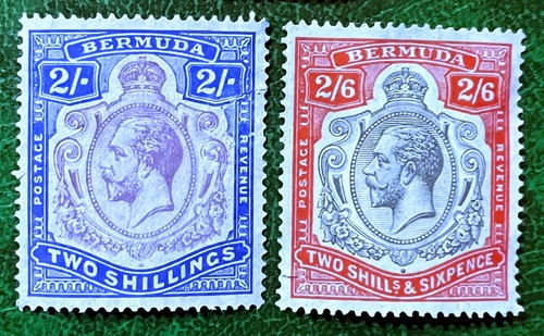 Bermuda 1910 stamps kgv - 1910-18,