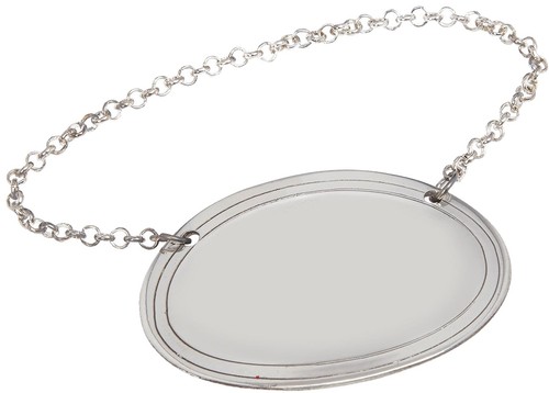 Plain lined oval - plain,