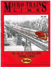 Micro Trains Line model railroad locomotive wagons Kadee couplers G HO Z 1990