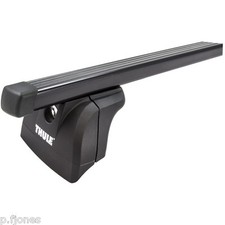 Thule 753 Foot Pack + Thule 7121 Evo SquareBar Roof Bars (760 Replacement) 