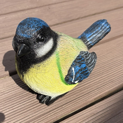 Resin blue tit - bird, garden