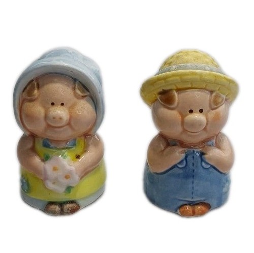 Vtg pig farmer family salt - vtg,