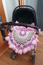Hand crochet baby blanket - hand,