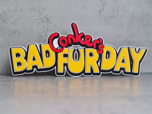 Conkers bad fur day logo - fur, /