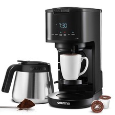 Gourmia 2-in-1 Coffee Maker