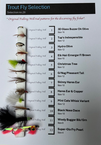 Fulling mill trout flies - ,