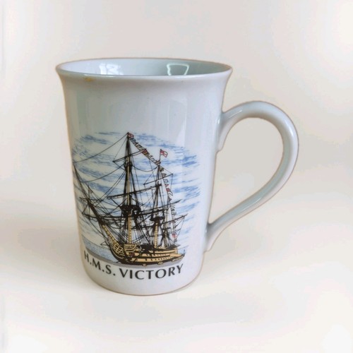 Hms victory fine porcelain mug - fine,