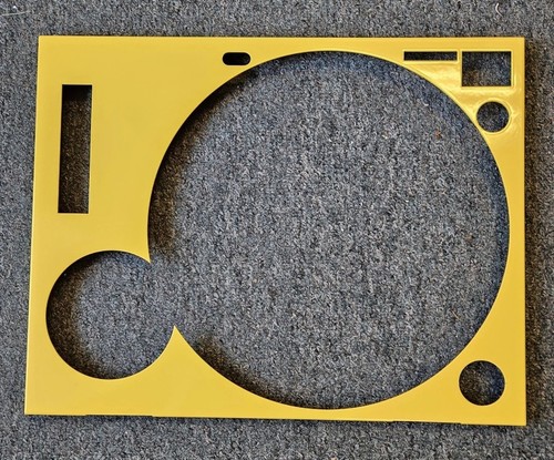 Technics yellow faceplate - technics,