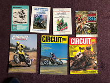 Scramble moto cross and motor cycle racing programmes and magazines x 7