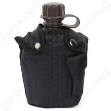 Brown Water Bottle With Cover - Army Military Canteen Camping Hiking Walking New