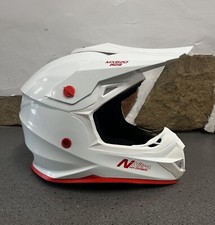 NITRO MX620 UNO MOTOCROSS HELMET WHITE MEDIUM