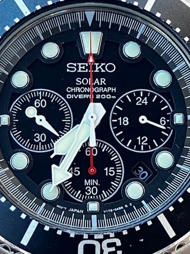 Seiko analogue quartz solar - seiko,