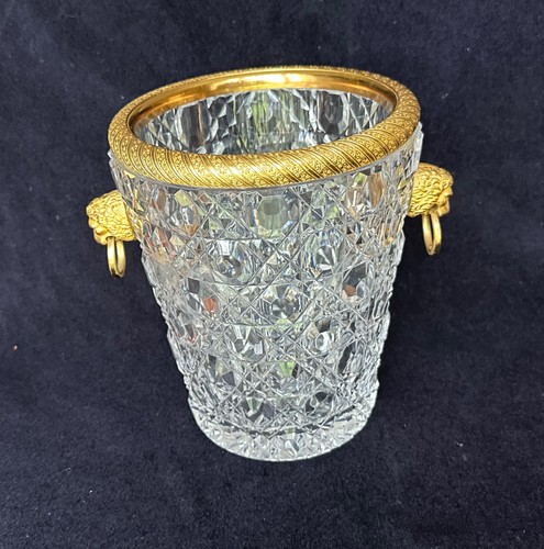 Crystal champagne ice bucket - ice,