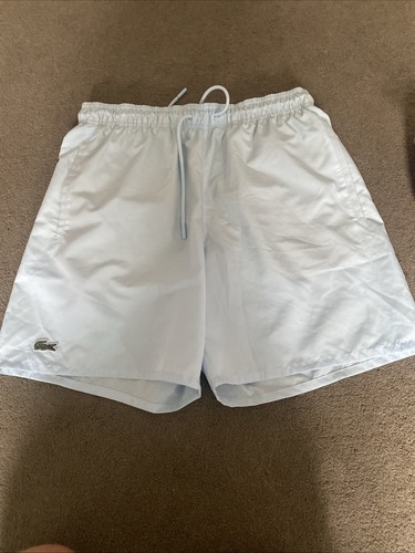 Lacoste light blue shorts size - lacoste,