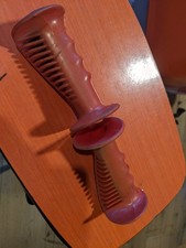 Mongoose Supergoose old shool BMX grips, oakley 3 style red