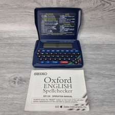 SEIKO ER1100 Oxford English Spellchecker Including Manual - FULL WORKING ORDER