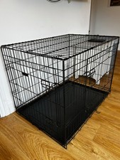 Ellie-Bo Deluxe Dog Puppy 2 Door Folding Crate w/divider