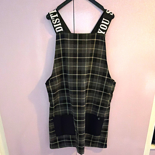 Women black grey plaid - black/grey,
