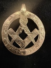 9ct Rose Gold Masonic Pendant