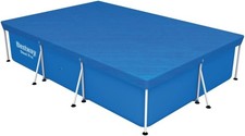 Bestway Flowclear Swimming Cover 3m x 2.01m for Rectangular Steel Pro Pools Open