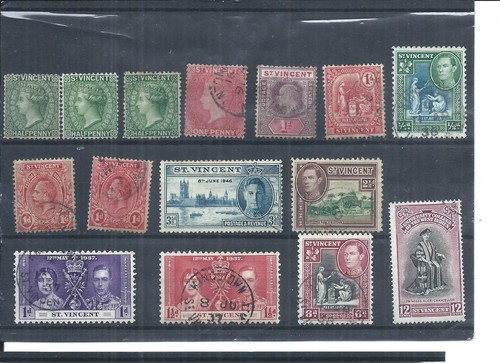 Vincent stamps early - stamps., used