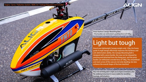 Align rex tn70 nitro heli - align,