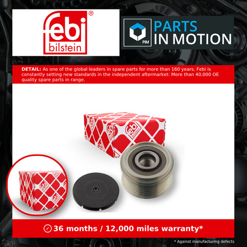 Overrunning alternator pulley - alternator,