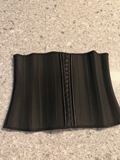 Black waist trainer corset - waist,