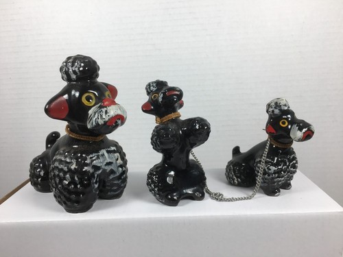 Vintage redware poodles - poodles, 3